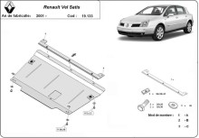 Ocelový kryt motoru Renault Vels Satis (2001-2009)