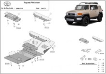 Ocelový kryt motoru Toyota Fj Cruiser (2006-2018)