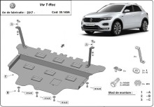 Ocelový kryt motoru Volkswagen T-Roc - Automatická převodovka (2017-2026)