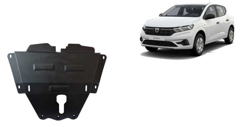 Ocelový kryt motoru Dacia Sandero 3 (2021-2026)