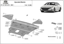 Ocelový kryt motoru Hyundai Elantra (2021-2026)