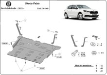 Ocelový kryt motoru Skoda Fabia (2021-2026)