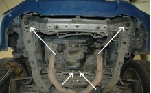 Ocelový kryt motoru Subaru Forester 2 (2002-2008)