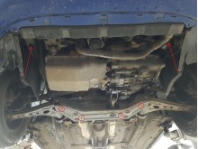 Stalowa Osłona pod silnik Skoda Fabia 2 Diesel (2007-2014)
