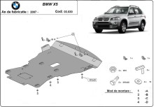 Ocelový kryt motoru BMW X5 (2007-2013)