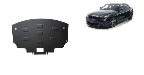 Ocelový kryt motoru BMW Seria 5 E60/E61 přední nárazník M paket (2003-2010)