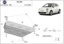 Ocelový kryt motoru Fiat 500 (2007-2026)