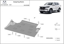 Ocelový kryt převodovky SsangYong Rexton (2017-2026)