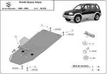 Ocelový kryt převodovky Suzuki Grand Vitara (1999-2005)
