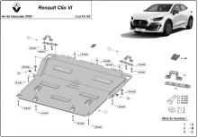 Ocelový kryt motoru Renault Clio (2025-2026)