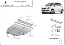 Ocelový kryt motoru Suzuki Splash an (2009-2016)