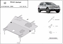 Ocelový kryt motoru Nissan Qashqai (2006-2013)