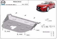 Ocelový kryt motoru Mazda Atenza (2013-2026)