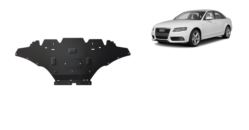 Ocelový kryt motoru Audi A4 B8, diesel (2008-2014)