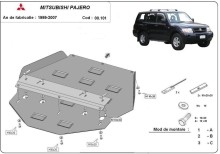 Ocelový kryt převodovky Mitsubishi Pajero 3 (V60, V70) Vers. 2.0 (1999-2007)