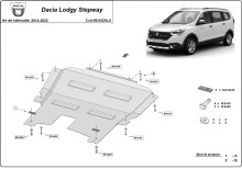 Hliníkový kryt motoru Dacia Lodgy (2014-2020)