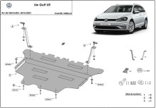 Hliníkový kryt motoru Volkswagen Golf (2012-2021)