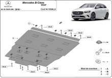 Hliníkový kryt motoru Mercedes B-Classe (2018-2026)