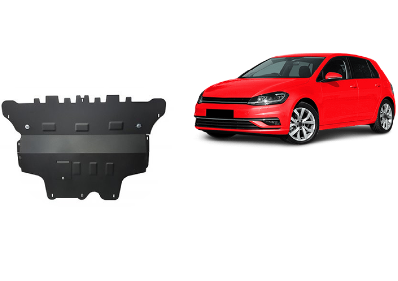 Ocelový kryt motoru VW Golf 7 - Automatická převodovka (2012-2019)