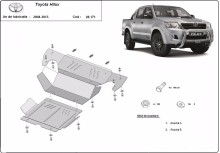 Ocelový kryt motoru Toyota Hilux (2004-2015)