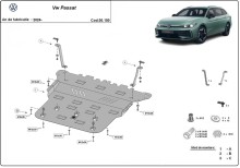 Ocelový kryt motoru VW Passat (2024-2026)