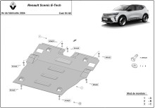 Ocelový kryt motoru Renault Scenic E-Tech (2024-2026)