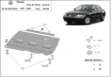 Ocelový kryt převodovky Manuální VW Passat B5, B5.5 (1997-2005)