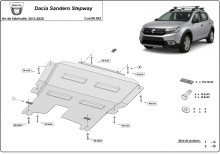 Ocelový kryt motoru Dacia Sandero II (2012-2020)