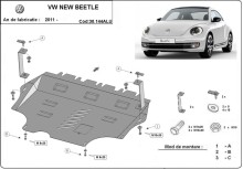 Hliníkový kryt motoru Volkswagen New Beetle (2011-2019)