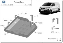 Ocelový kryt AdBlue Peugeot Expert (2020-2026)