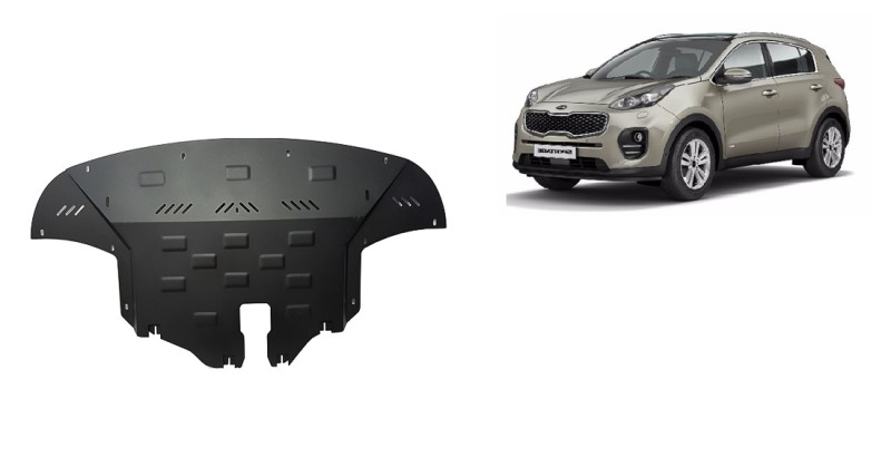 Ocelový kryt motoru Kia Sportage (2015-2019)