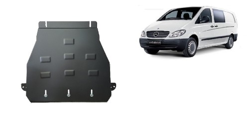 Ocelový kryt převodovky Mercedes Vito W639 - 2.2 D 4x2 (2003-2014)