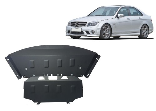 Ocelový kryt motoru Mercedes C-Class W204 (2006-2014)