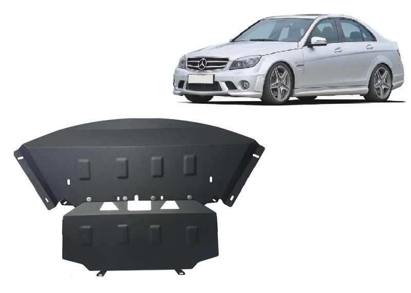 Ocelový kryt motoru Mercedes C-Class W204 (2006-2014)