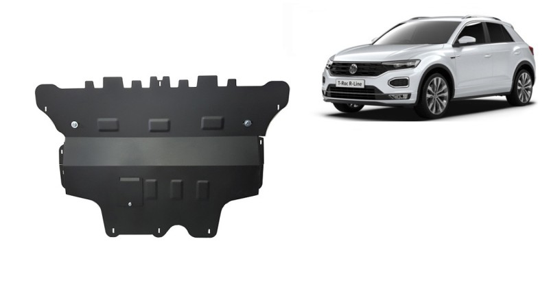 Ocelový kryt motoru Volkswagen T-Roc - Automatická převodovka (2017-2026)