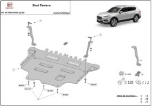 Hliníkový kryt motoru Seat Tarraco (2018-2024)