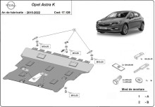 Ocelový kryt motoru Opel Astra K (2015-2021)