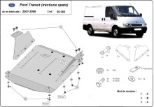 Ocelový kryt motoru Ford Transit - RWD (2001-2006)