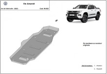 Ocelový kryt palivové nádrže Volkswagen Amarok (MB3G9A147CF-2643728) (2022-2026)