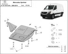 Ocelový kryt motoru Mercedes Sprinter (2006-2017)