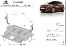 Ocelový kryt motoru Hyundai i30 (2011-2014)