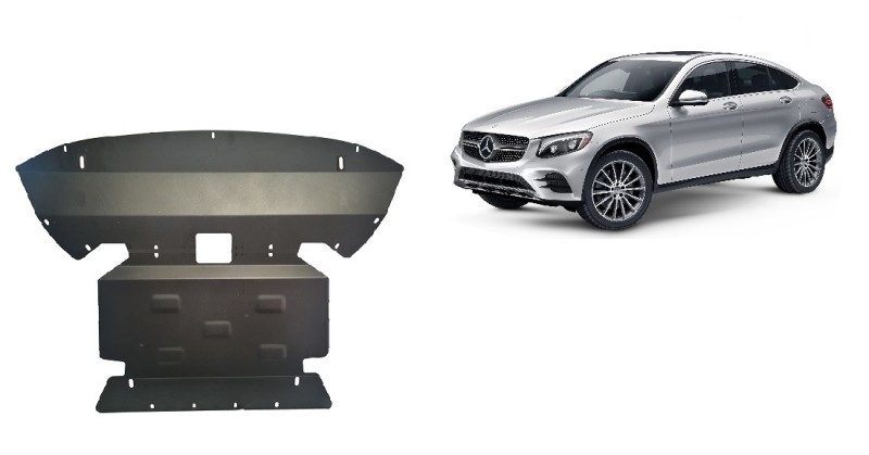 Ocelový kryt motoru Mercedes GLC Coupe X253 (2015-2022)