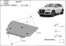 Ocelový kryt převodovky Audi Q5 (2008-2017)