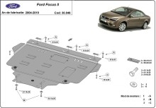 Stalowa Osłona pod silnik Ford Focus 2 (2004-2010)
