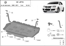 Ocelový kryt motoru VW Jetta (2005-2011)