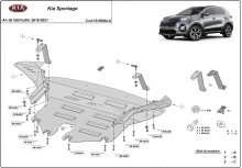 Hliníkový kryt motoru Kia Sportage (2019-2021)