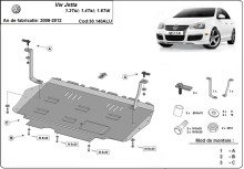 Hliníkový kryt motoru Volkswagen Jetta (2009-2012)