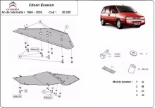 Ocelový kryt motoru Citroen Evasion (1995-2003)