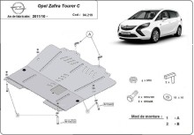 Stalowa Osłona pod silnik Opel Zafira C (2011-2019)
