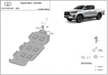Hliníkový kryt palivové nádrže Toyota Hilux Invincible (2021-2026)